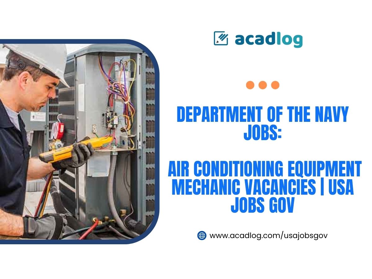 DEPARTMENT OF THE NAVY Jobs: AIR CONDITIONING EQUIPMENT MECHANIC Vacancies | USA Jobs Gov