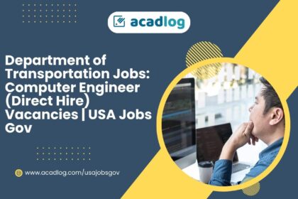 Department of Transportation Jobs: Computer Engineer (Direct Hire) Vacancies | USA Jobs Gov