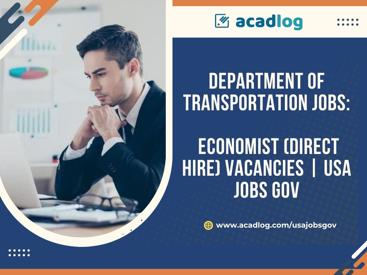 Department of Transportation Jobs: Economist (Direct Hire) Vacancies | USA Jobs Gov