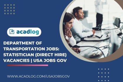 Department of Transportation Jobs: Statistician (Direct Hire) Vacancies | USA Jobs Gov